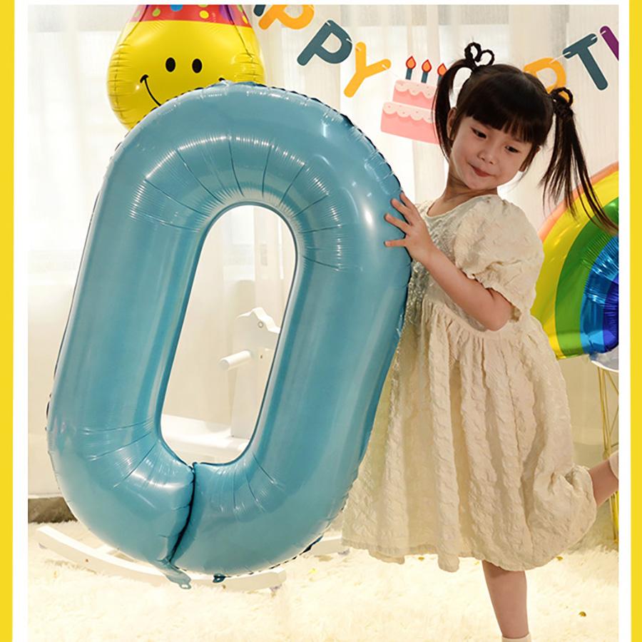 BIG 40インチ 誕生日の飾り付け 数字 ナンバーバルーン 特大 巨大 風船