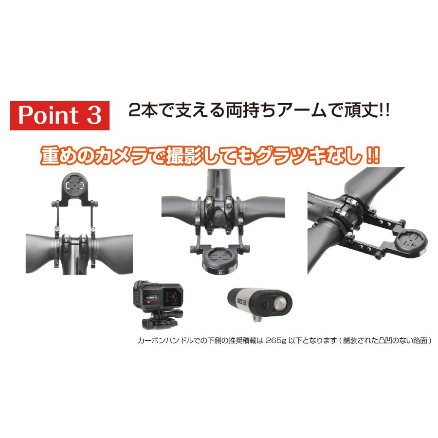 REC-MOUNTS 190-GM レックマウント タイプ19 ガーミン キャットアイ マウント 両持ちナロータイプ ベースのみ Type19｜cozybicycle｜06