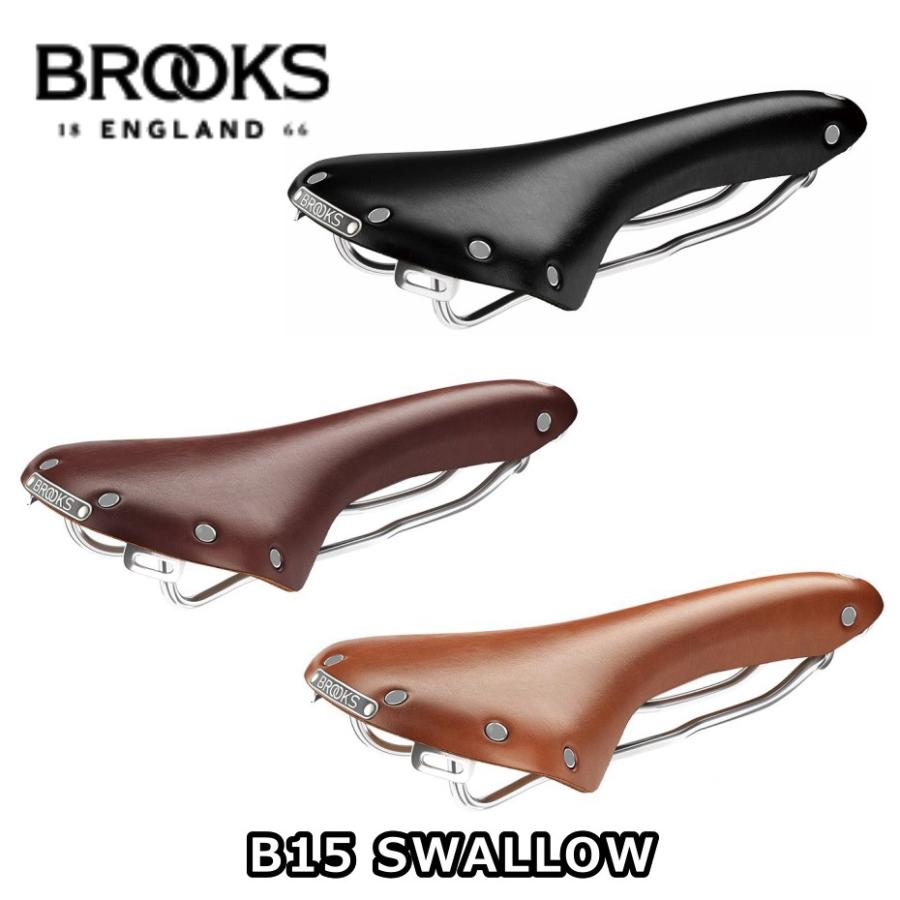 BROOKS ブルックス B15 SWALLOWB15 スワロー BLACK A.BROWN HONEY