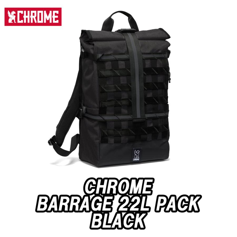 CHROME BARRAGE 22L PACK BLACK クローム バラージ 22Lブラック バック