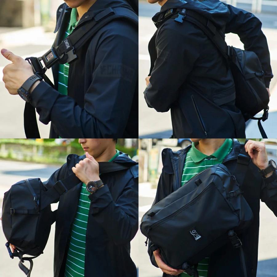 CHROME KADET MAX BLACK XRF BG351BXRF クローム カデットマックス ブラックエックスリフレクティブ SLINGBAG スリングバッグ バック｜cozybicycle｜08