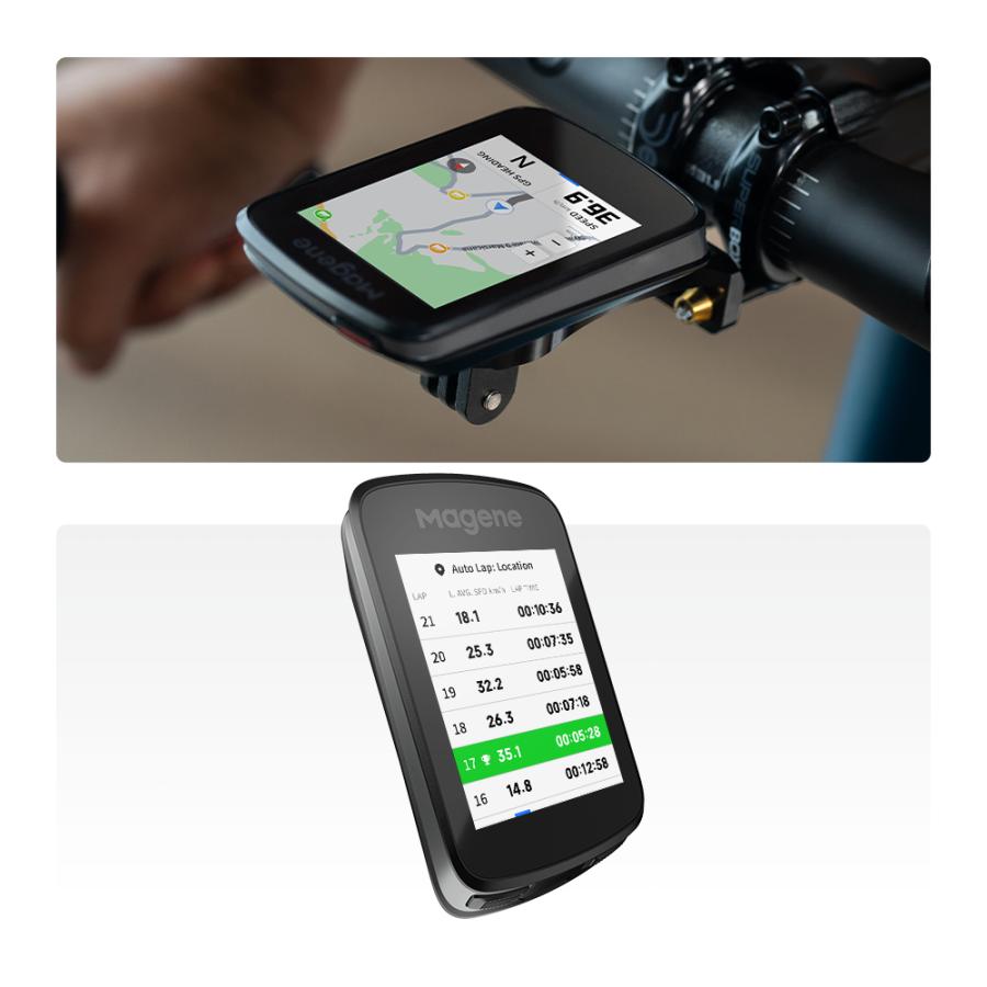 Magene マージーン C606 PRO スマートGPSバイクコンピュータ cycle