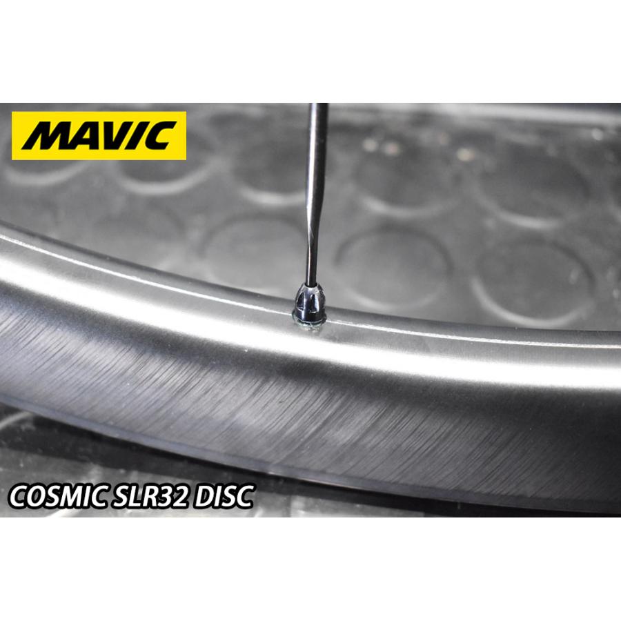 【6/5は「5倍！」エントリーでポイントUP】MAVIC COSMIC SLR32 DISC F/R PAIR WHEEL SET マビック コスミック エスエルアール 32mm ディスク 前後ホイー｜cozybicycle｜09