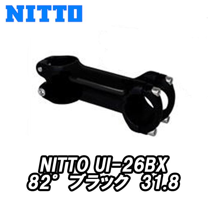 NITTO NITTO UI-26BX STEM ブラック 31.8 日東 ロードレース用ステム