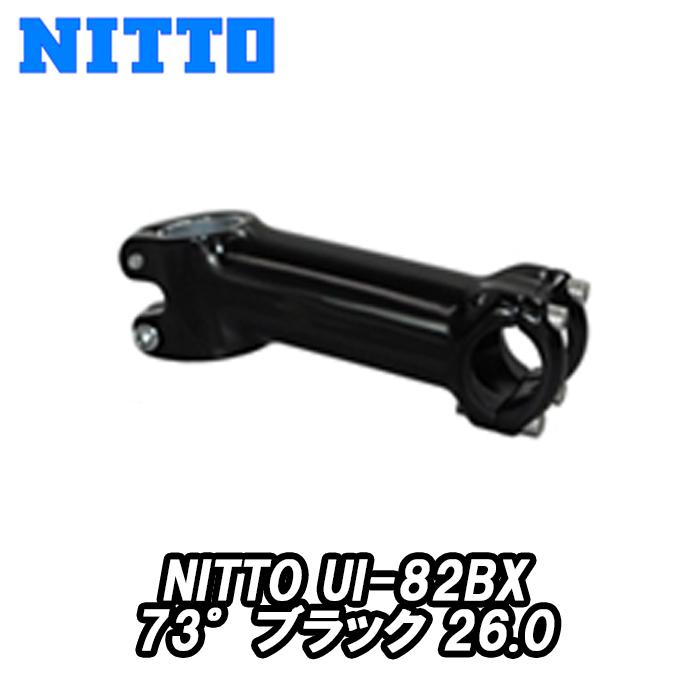 NITTO NITTO UI-82BX STEM ブラック 日東 ロードレース用ステム