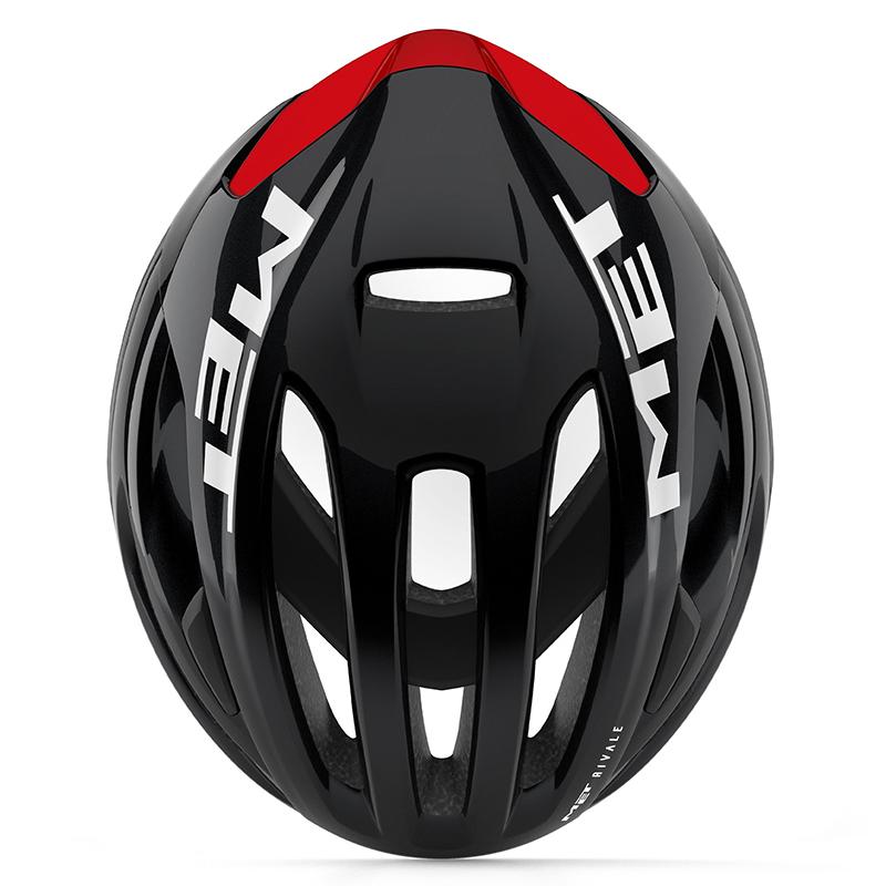 MET RIVALE  ブラック Ｍ / リヴァーレ ロードバイク ヘルメット MET MET RIVALE MIPS （メット リヴァーレ ミップス）Black Red Glossy