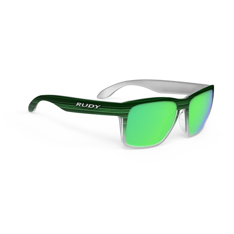 RUDYPROJECT SPINHAWK ルディプロジェクト スピンホーク グリーン ストリークド マットフレーム Polar 3FX HDR マルチレーザーグリーンレンズ