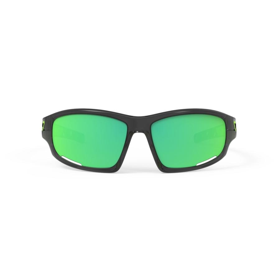 RUDYPROJECT AIRGRIP ルディプロジェクト エアグリップ クリスタルグラファイトフレーム マルチレーザーグリーンレンズ  サングラス ロードバイク_1