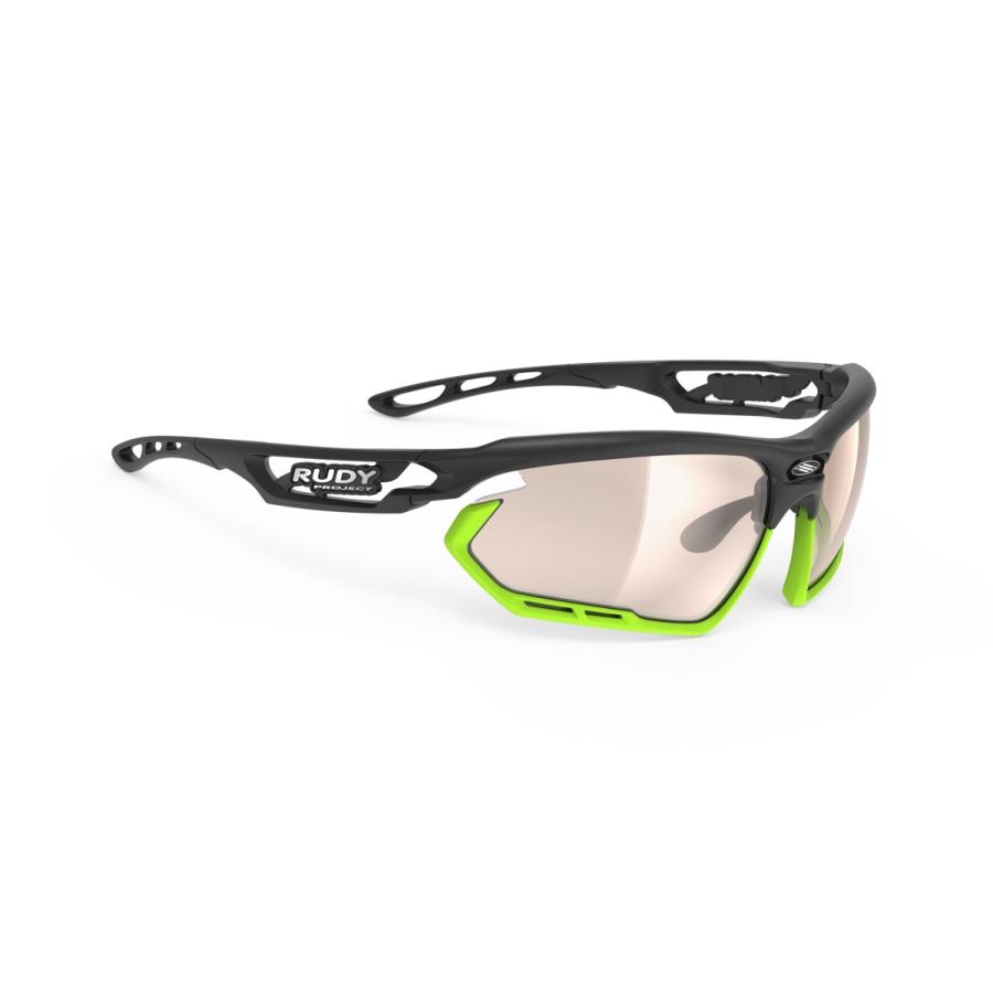 RUDYPROJECT FOTONYK ルディプロジェクト フォトニック マットブラックフレーム バンパーライム インパクトX2 調光レーザーブラウンレンズ