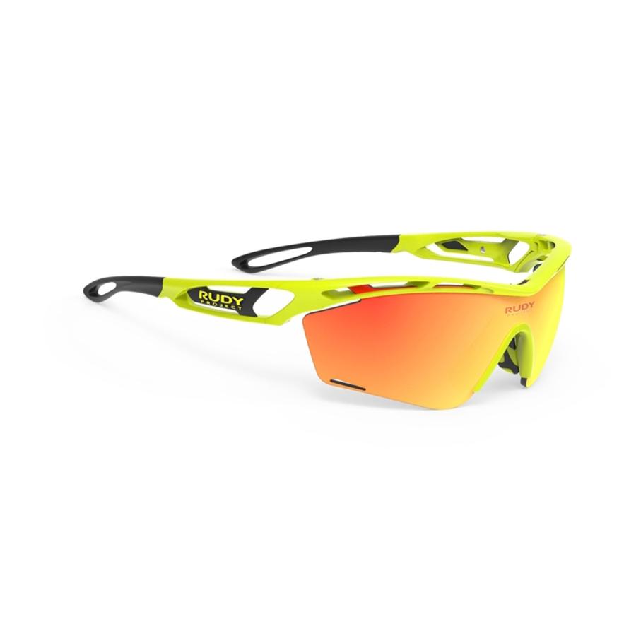 RUDYPROJECT TRALYX SLIM ルディプロジェクト トラリクス スリム イエローフルオグロスフレーム マルチレーザーオレンジレンズ