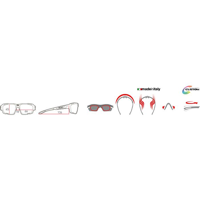 RUDYPROJECT SINTRYX ルディプロジェクト シントリクス 日本限定モデル ホワイトカーボニウムフレーム マルチレーザーアイスレンズ サングラス ロードバイクの画像