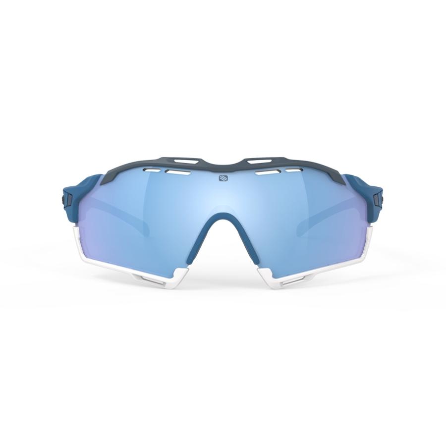 RUDYPROJECT CUTLINE ルディプロジェクト  カットライン パシフィックブルーマットフレーム マルチレーザーアイスレンズ  サングラス ロードバイクの画像