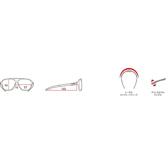RUDYPROJECT CROZE ルディプロジェクト クローゼ ブラックマットフレーム マルチレーザーバイオレットレンズ_2