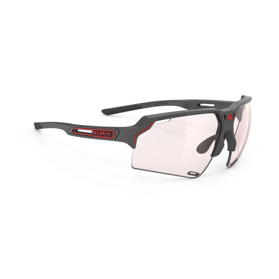 RUDYPROJECT DELTABEAT ルディプロジェクト デルタビート チャコールマットフレーム インパクトX2 調光レッドレンズ