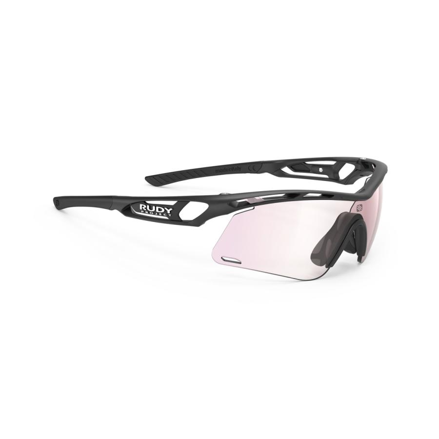 RUDYPROJECT TRALYX+ SLIM ルディプロジェクト トラリクスプラススリム ブラックマットフレーム インパクトX2 調光レーザーレッドレンズ