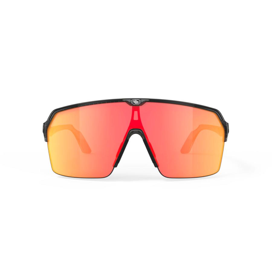 RUDYPROJECT SPINSHIELD AIR ルディプロジェクト スピンシールド エア クリスタルアッシュフレーム マルチレーザーオレンジレンズ サングラス ロードバイクの画像