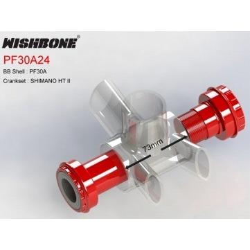 WISHBONE PF30A24 ボトムブラケット Amazon.co.jp: ウィッシュボーン BB30A24 シマノホローテック2&