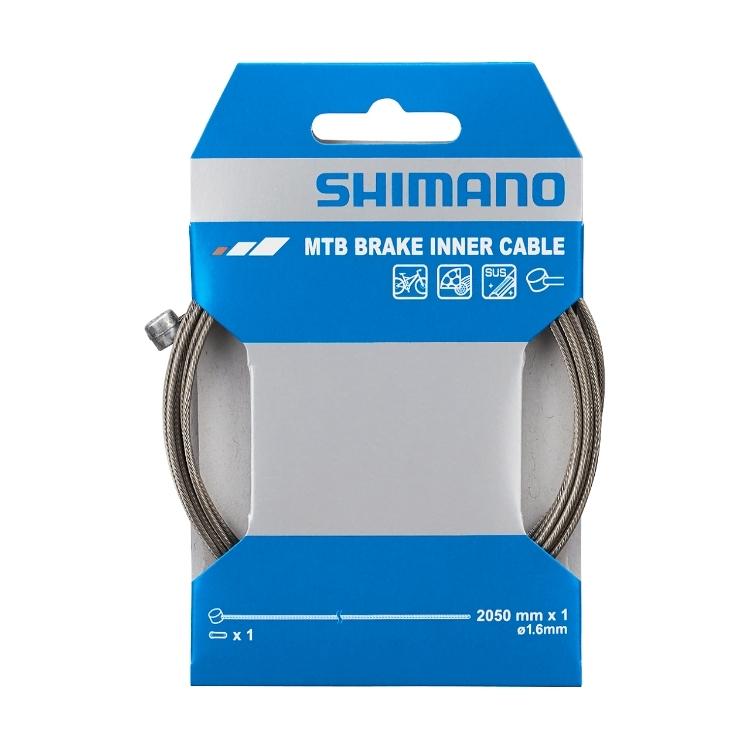 SHIMANO シマノ Y80098210 STAINLESS STEEL MTB BRAKE INNER CABLE 2050mm ステンレススチールマウンテンバイクブレーキインナーケーブル SUS ロードバイク | シマノ