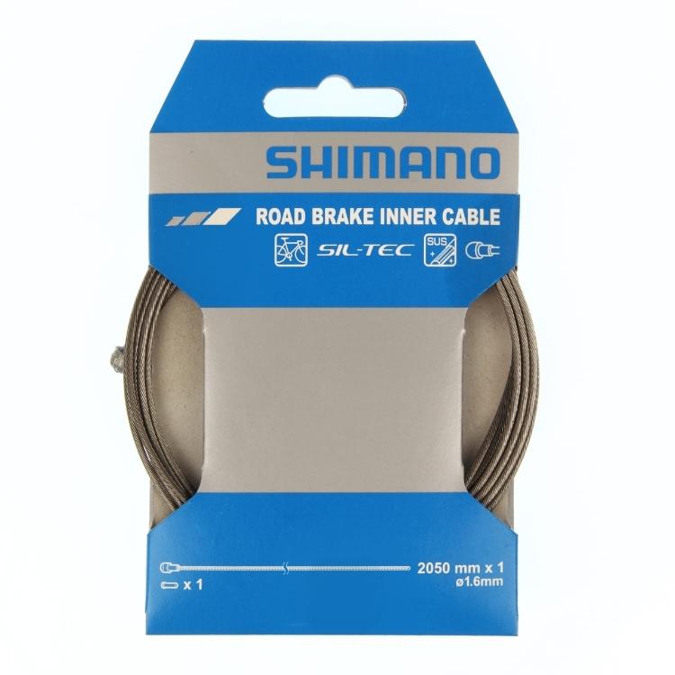 SHIMANO シマノ Y80098320 PTFE SIL-TEC COATING ROAD BRAKE INNER CABLE 2050mm シルテックコーティングロードブレーキインナーケーブル ロードバイク | シマノ