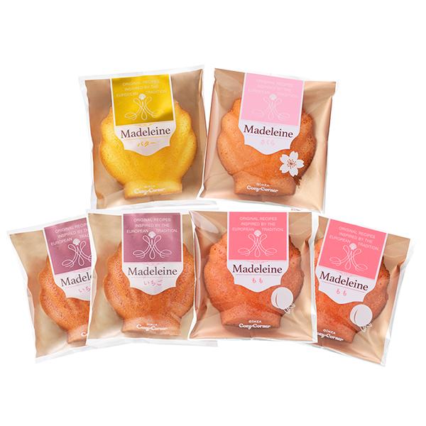桜スイーツ 2026 焼き菓子 詰め合わせ 卒園 卒業 入学 お祝い 記念品 退職 転勤 引越し お菓子 御礼 ご挨拶 春のマドレーヌ（6個入） 銀座コージーコーナー | 銀座コージーコーナー | 02