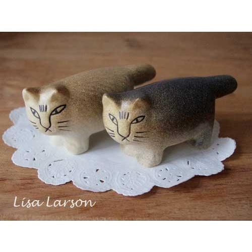 Lisa Larson リサ ラーソンふたごの猫 兄のグレー 弟のブラウン 陶器 ねこ 北欧 ギフトスウェーデン Pws 可愛いギフト 雑貨 Cozymom 通販 Yahoo ショッピング