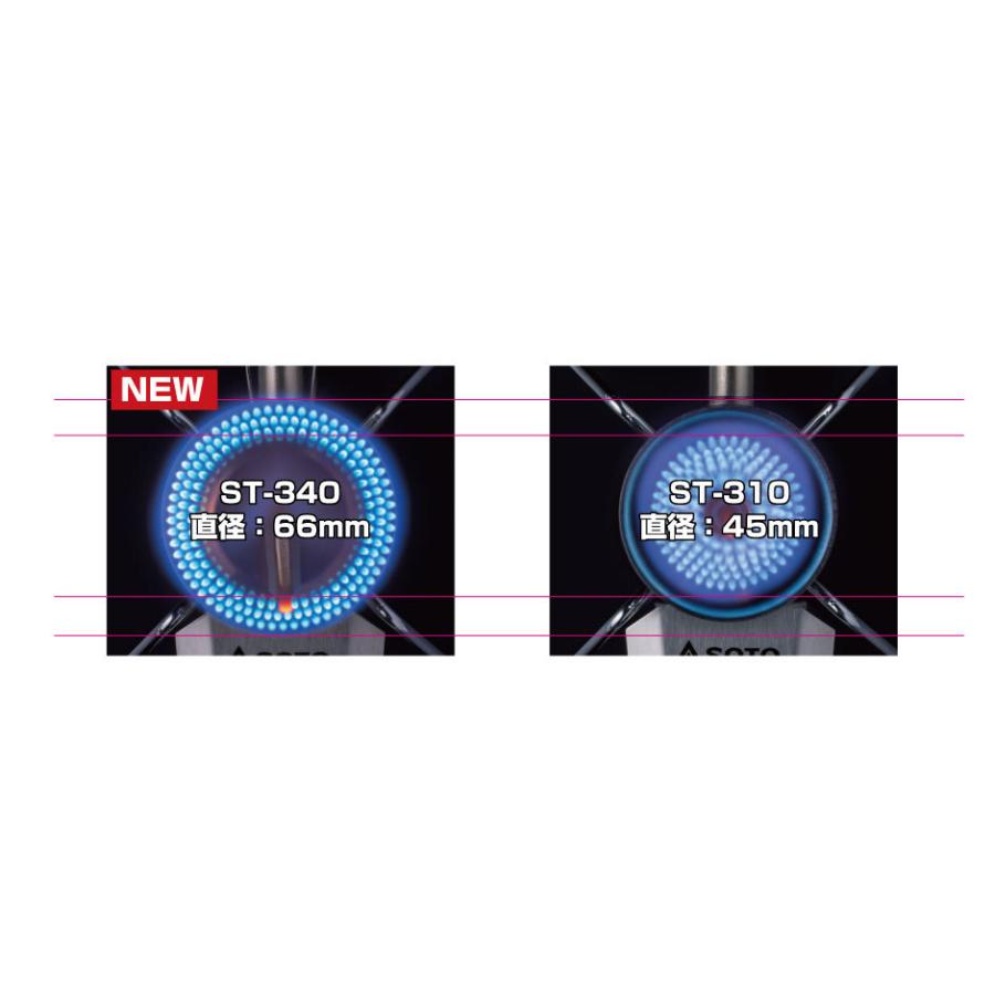 SOTO ソト レギュレーターストーブ Range(レンジ) ST-340＋アシスト