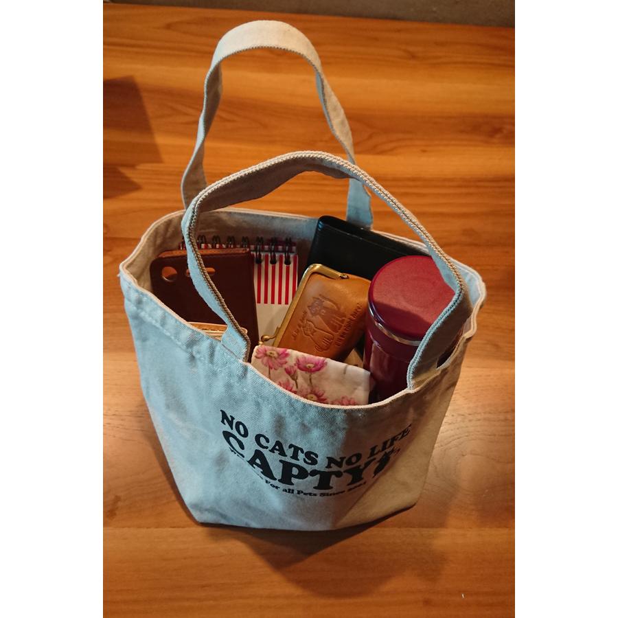 ヘビーキャンバスランチバッグ  NO CATS NO LIFE  H21ｘW20ｘD17cm CAPTY カプティ |  | 04