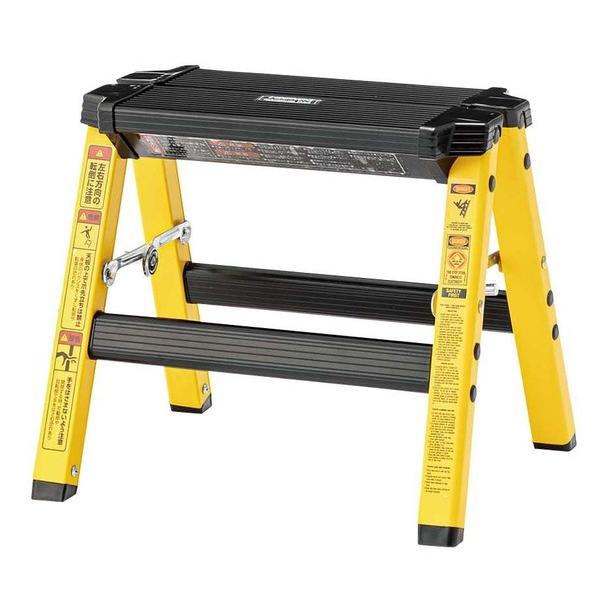 ステップスツール 1段 アルミ 脚立 花台 ポップ シンプル かっこいい かわいい 小さい 洗車台 軽量 コンパクト 便利 昇降台 折りたたみ 軽い PC-701 | 東谷