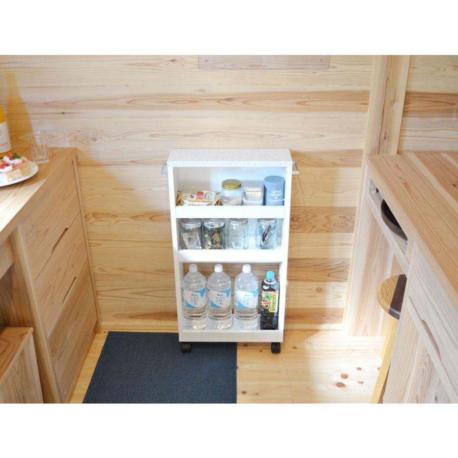 キッチン 作業台 高さ80cm コンパクトに折りたたみできる薄型