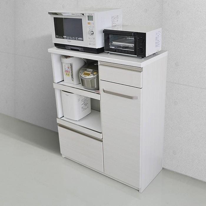 レンジ台 クリーヴ 100cm幅 ホワイト ダークブラウン :RBDSA045:家具