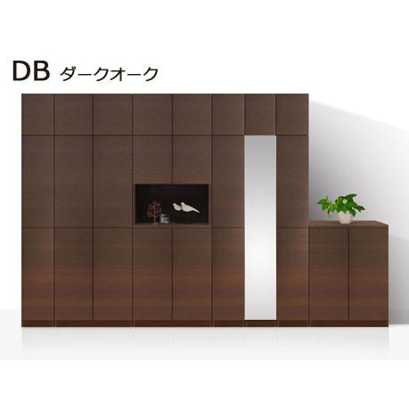 セミオーダーシューズボックス ポルティア 台輪タイプ 幅15〜30cm 奥行39.7cm 高さ180.2cm 全14色_16