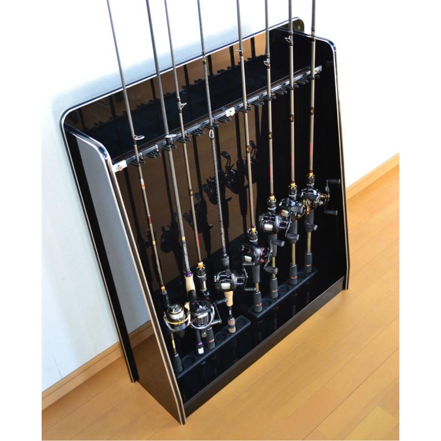 ディスプレイロッドスタンド 釣竿ラック ゼイン 14本収納タイプ シャインブラック Zane St14 家具通販のコージールーム 通販 Yahoo ショッピング