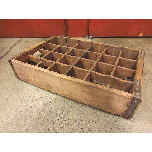 ビンテージ50's☆ウッドボトルケース☆191006f4雑貨ボックス