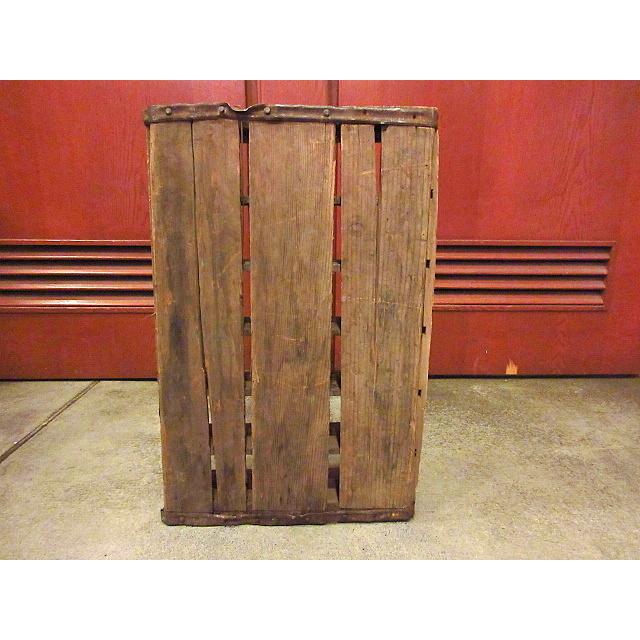 ビンテージ50's☆ウッドボトルケース☆191006f4雑貨ボックス