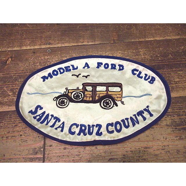 ビンテージ☆MODEL A FORDカークラブ刺繍ワッペンB☆191021n2古着雑貨