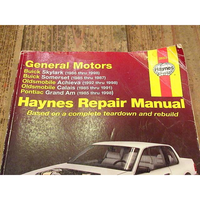 Haynes Repair Manual GM整備マニュアル☆191024n8ヘインズ整備書