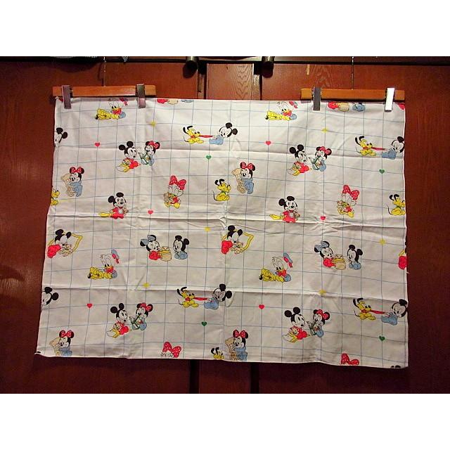 ビンテージ90's☆DEADSTOCK ディズニーフランネルブランケット2枚
