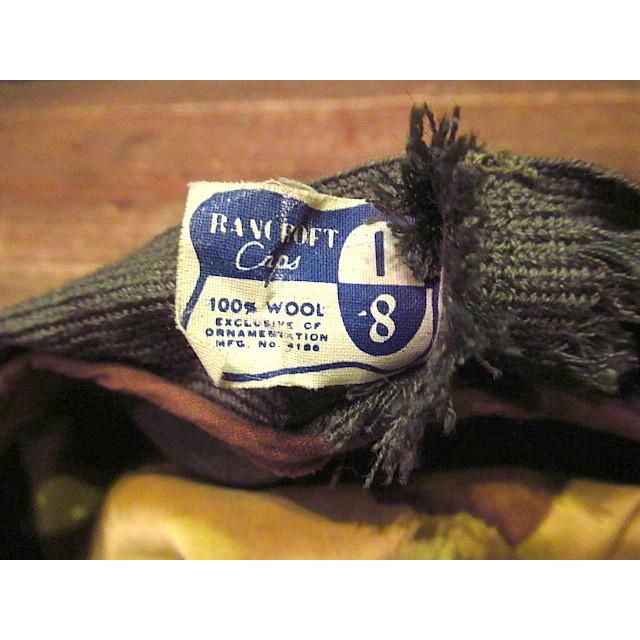 ビンテージ-50's☆BANCROFTユニフォームベレー帽☆191209n3-m-cp-ber