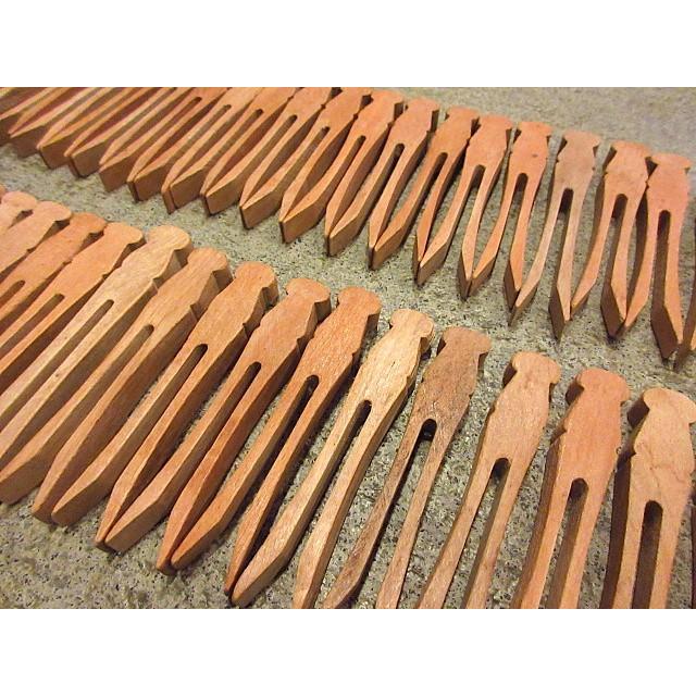 アンティーク ウッド洗濯ばさみ48個セット 1912f7 Otclctビンテージ雑貨小物木製まとめ売り 1912f7 Otclct Cozy Vintage 通販 Yahoo ショッピング