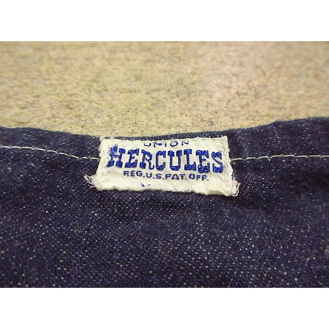 ビンテージ50's☆HERCULES耳付きデニムワークエプロン☆191221f1-apr
