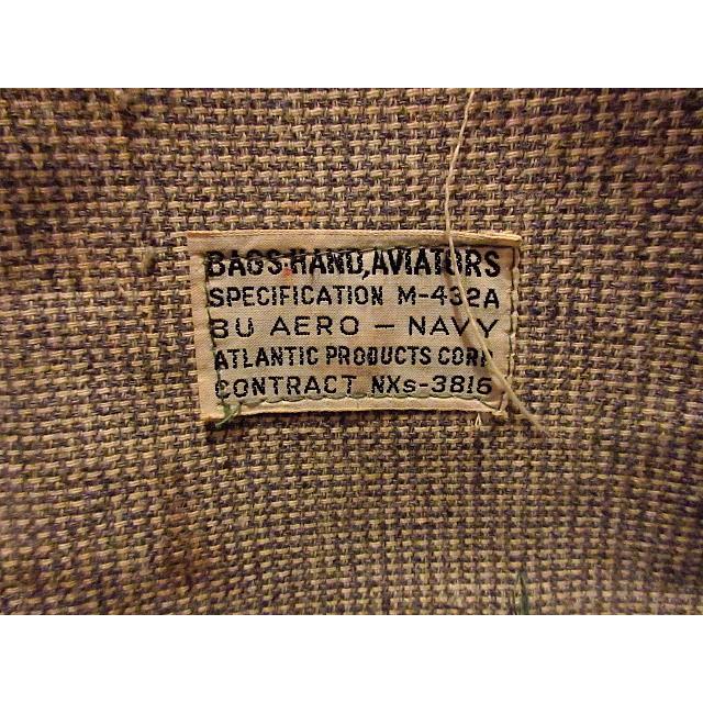 ビンテージ40's☆U.S.NAVY M-432A アビエイターバッグ☆191227s6-bag