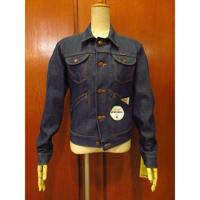 ビンテージ80's☆DEADSTOCK Wrangler 74126NVデニムジャケット ビンテージ80's☆DEADSTOCK Wrangler 74126NVデニムジャケット