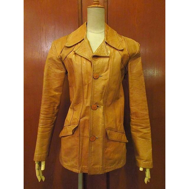 ビンテージ70's☆East West Musical Instruments Co.レザージャケット