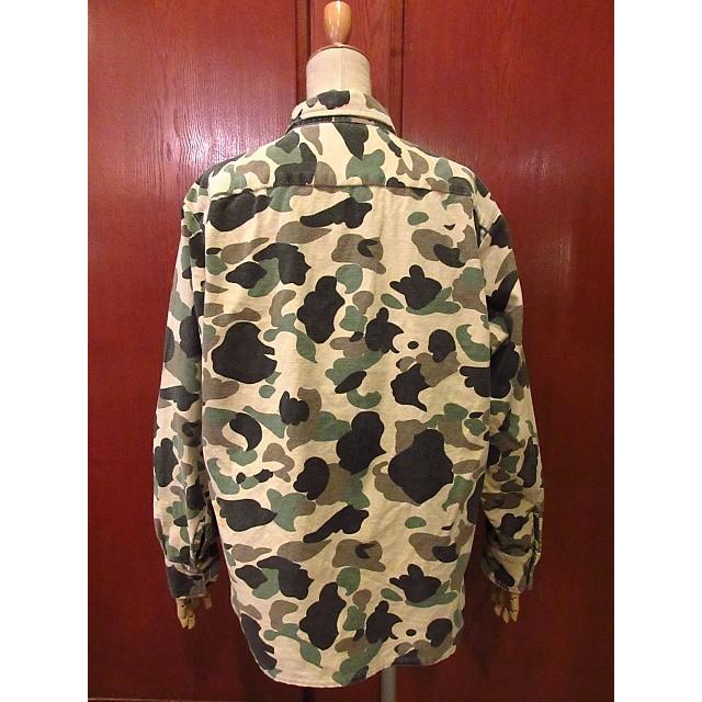 ビンテージ70's☆BellcraftダックハンターカモコットンネルシャツM