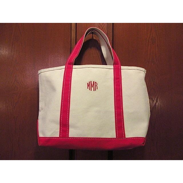 L.L.Beanキャンバストートバッグ赤M☆200128s8-bag-ttエルエルビーン