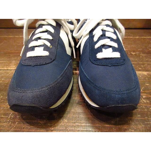 ビンテージ80's★DEADSTOCK CONVERSE ROAD STAR紺×白size4★200130n1-w-snk-23cm  1980sデッドストックコンバースロードスタースニーカー