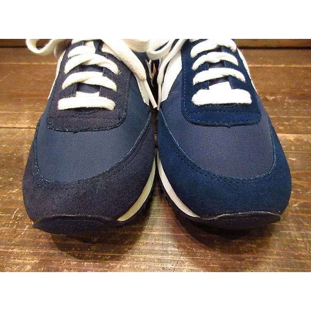 ビンテージ80's★DEADSTOCK CONVERSE ROAD STAR紺×白size4 1/2★200130n2-w-snk-235cm  デッドストックコンバースロードスタースニーカー