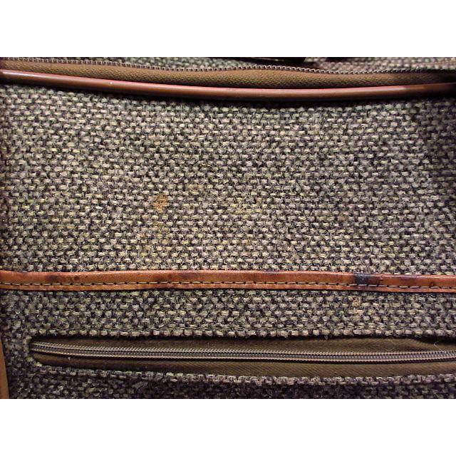 ビンテージ☆hartmann luggage レザー×ツイードスーツケース☆200206n5