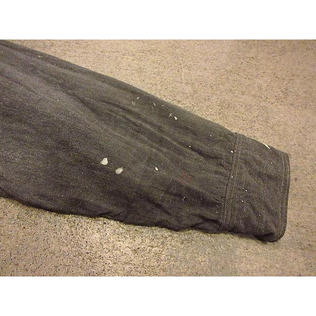 ビンテージ50's☆PENNEY'S BIG MACブラックシャンブレーシャツ