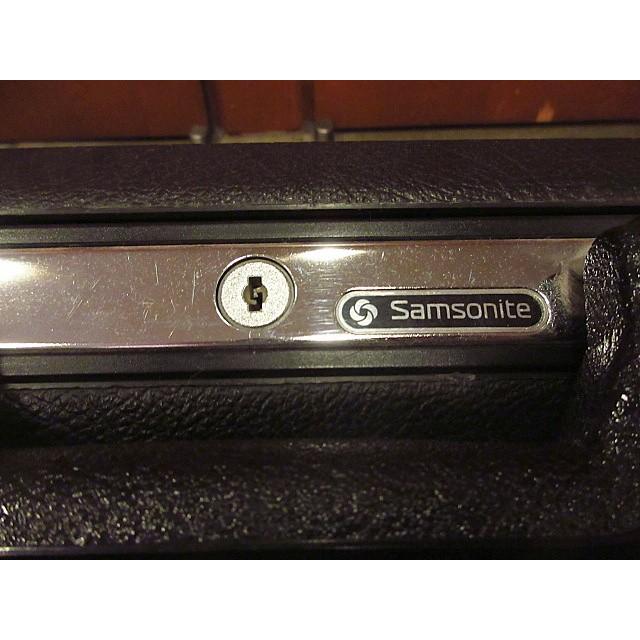 ビンテージ☆Samsonite Delegateアタッシュケース黒☆200216s7-bag-trk